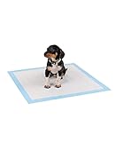 lionto Welpenunterlage Trainingspads Hygieneunterlage für Hunde auslaufsicher 6-lagig, 60x60 cm, 50 STK.