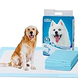 Nobleza -Ultra saugfähige Hunde Trainingsunterlagen Welpenunterlage Welpen Toilettenmatte, 90 * 80cm, Packung mit 10 Stück