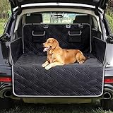 CALIYO Kofferraumschutz Hund, Wasserdicht Hundedecke Auto, Kofferraum schutzmatte Hund, Kombi, Van & SUV, Kofferraumdecke für den Hund mit Stosstangenschutz, Extra Stark Gepolstert