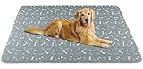 Baodan Waschbar Haustier-Urinunterlage, 2 Pack 90*80 cm Wiederverwendbare Welpenunterlagen Matte für Hunde, Schnell Absorbierend Puppy Pads für Hunde, Katzen, Meerschweinchen