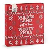 Wildes Land - Adventskalender 2023 - Weihnachtskalender mit 24 Snacks für deinen Hund - Hochwertige Leckerlis als Belohnung - Hundefutter